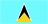 Flagge St. Lucia