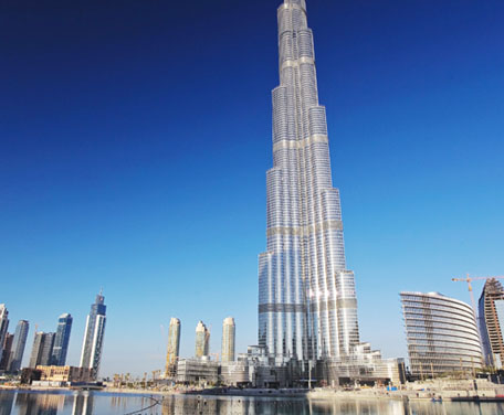 Burj Khalifa, Wolkenkratzer in Dubai